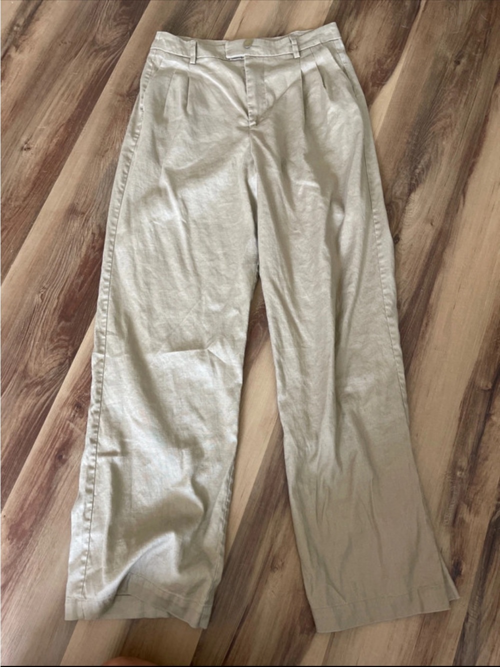 Rails Pleated Cotton-Linen Pants